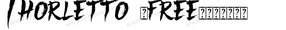 Thorletto (free)字体转换